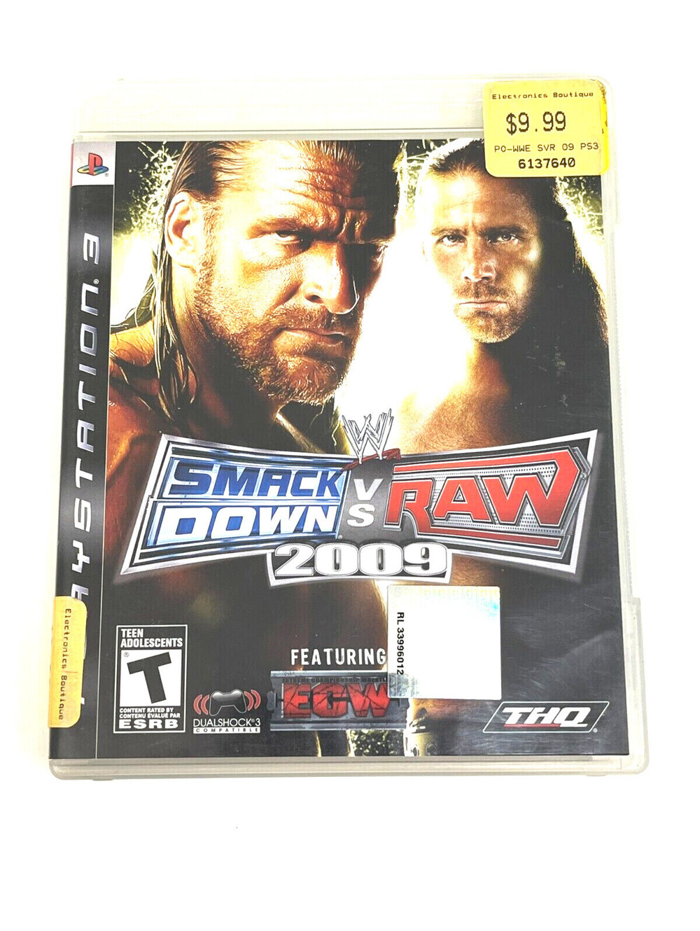 WWE Smackdown Vs Raw 2009 - PS3 - Playstation 3 - With Original Manual